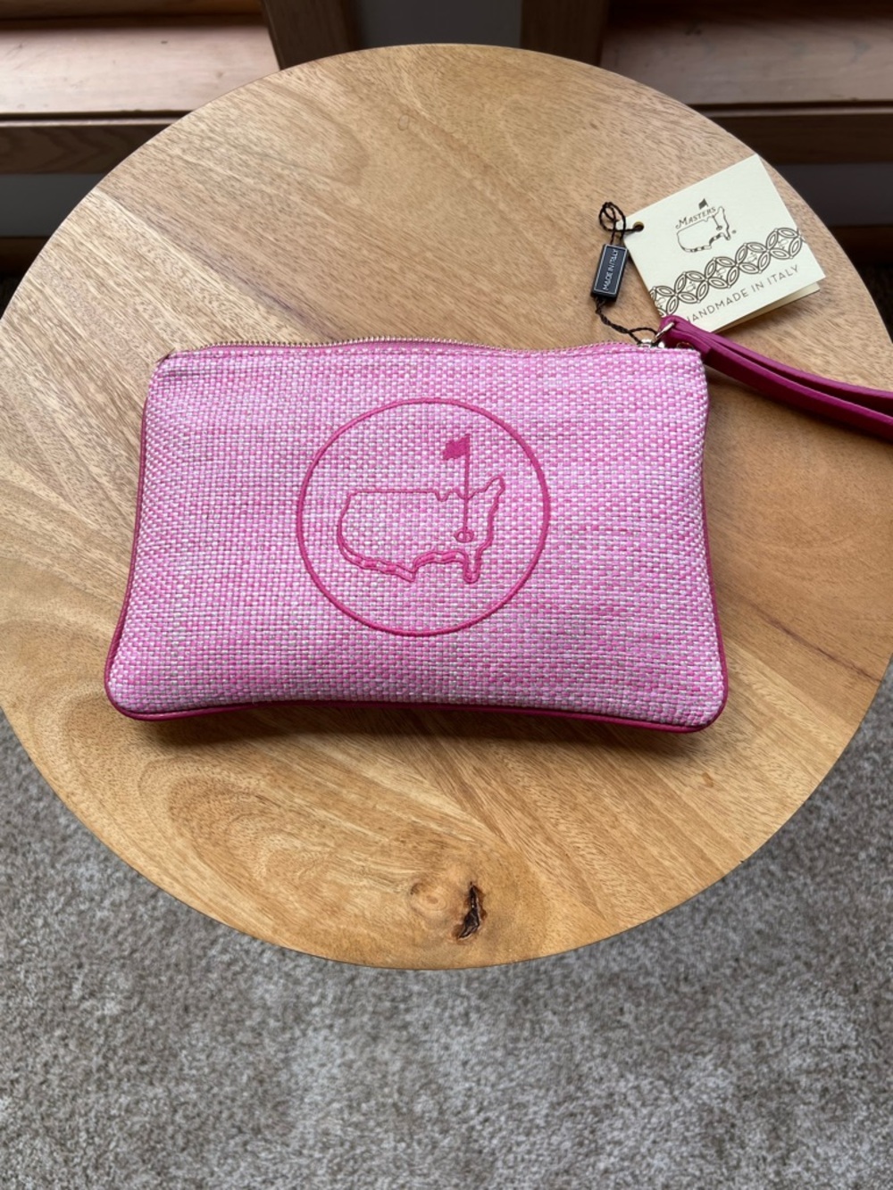Pink Wristlet Clutch - Handmade Italy